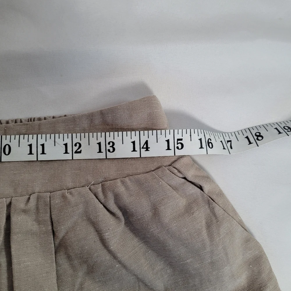 NWOT Esley Linen Blend Size L Southwestern Boho Mini Skirt